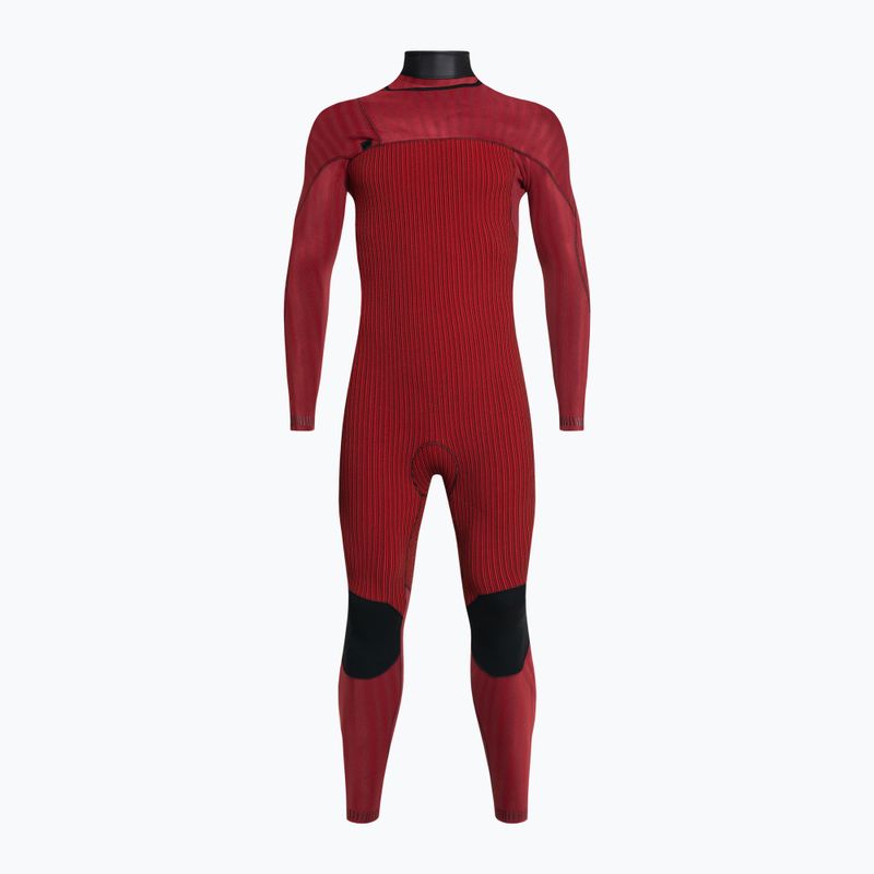 Bărbați O'Neill Hyperfreak Fire 4/3+ Chest Zip Full F95 Swim Foam Black-Red 5512 4