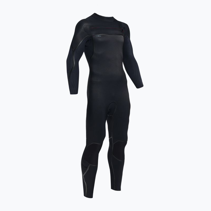 Bărbați O'Neill Hyperfreak Fire 5/4+ Chest Zip Full A00 Swim Foam Black 5550