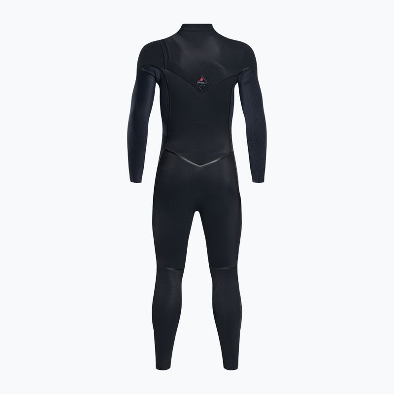 Bărbați O'Neill Hyperfreak Fire 5/4+ Chest Zip Full A00 Swim Foam Black 5550 3