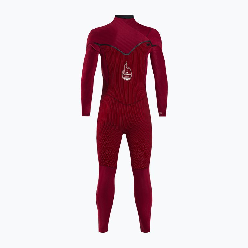 Bărbați O'Neill Hyperfreak Fire 5/4+ Chest Zip Full A00 Swim Foam Black 5550 5