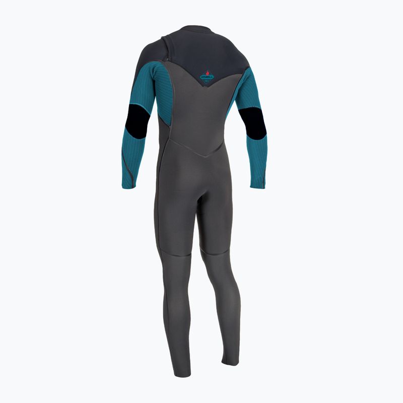 Spumă de înot pentru copii O'Neill Hyperfreak Fire 5/4+ Chest Zip Full midnight/black/tidepool 2
