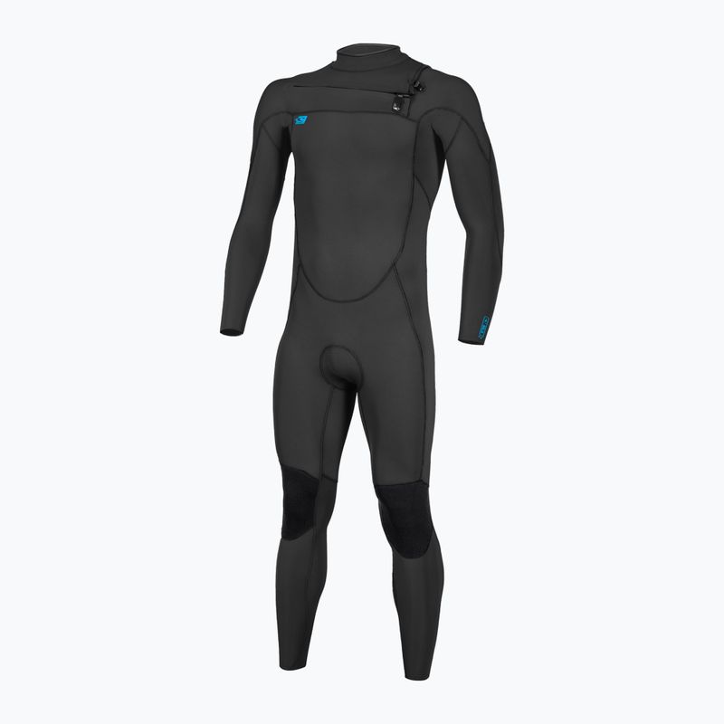 Spumă de înot pentru copii O'Neill Youth Ninja 5/4 Chest Zip Full black/black/black