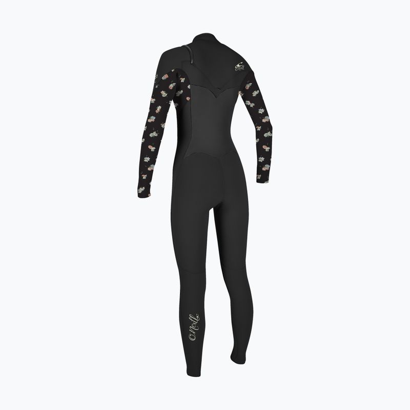 Spumă de înot pentru femei O'Neill Epic 5/4 Chest Zip Full black/cindydaisy 2