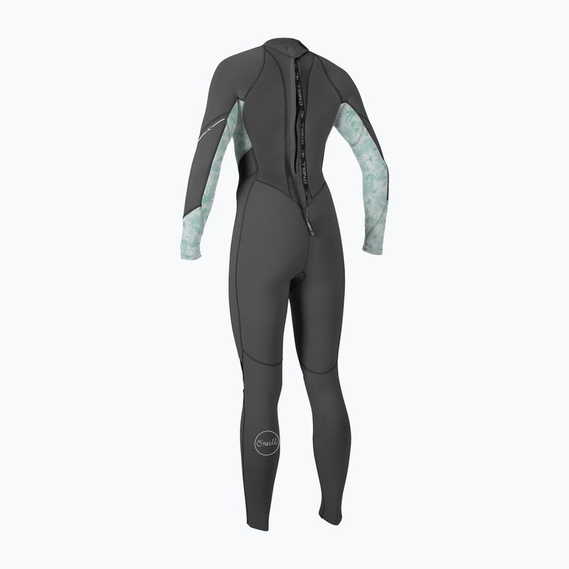 O'Neill Bahia 3/2 Back Zip Full hy8 pentru femei, grafit/mirodenie tropical/ spumă de înot pentru femei 2