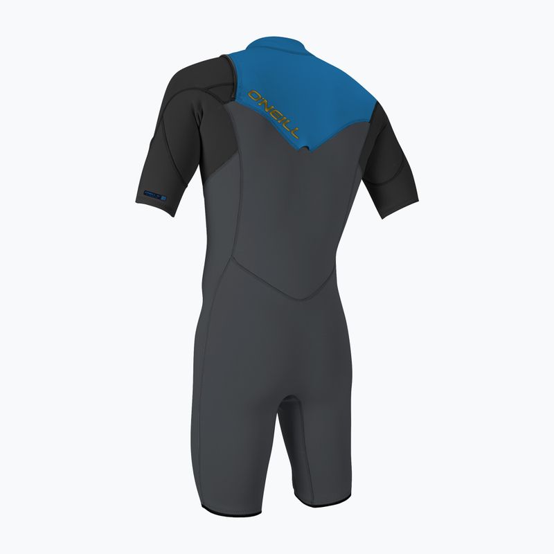 Costum de neopren pentru bărbați O'Neill Hammer 2mm Chest Zip SS Spring graphite/black/ocean 2