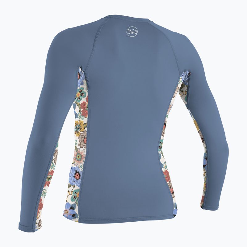 Longsleeve de înot pentru femei O'Neill Side Print Rash Guard infinity/talitha 2