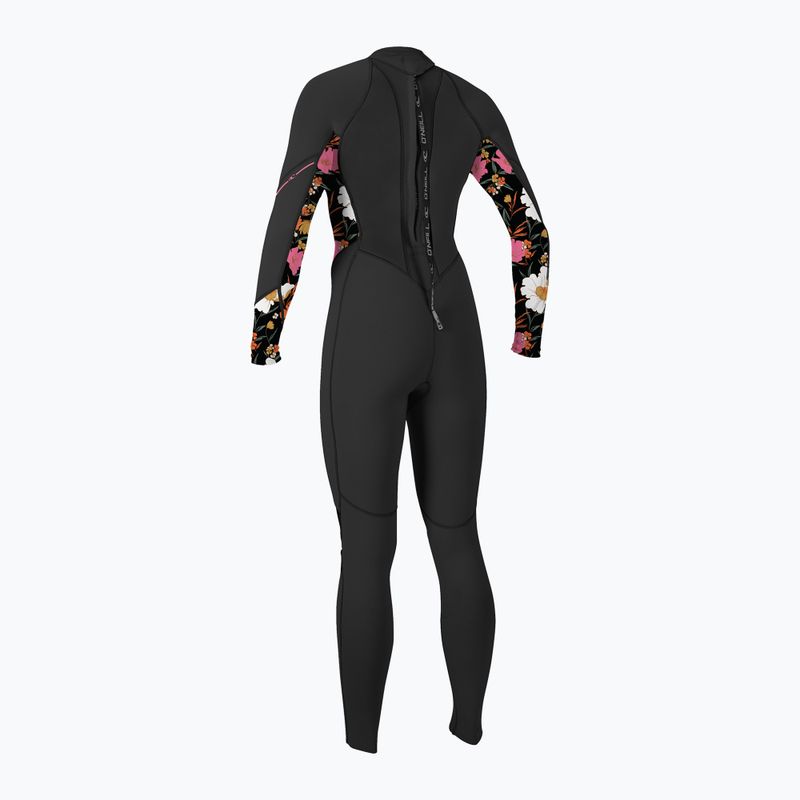 Costum de înot pentru femei O'Neill Bahia 3/2 Back Zip Full black/bluemchen 2