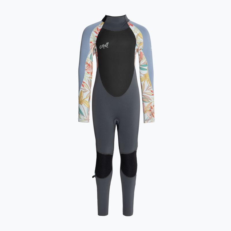 Costum de înot pentru copii  O'Neill Girls Epic 5/4 Back Zip Full graphite/dahlia/infinity 2