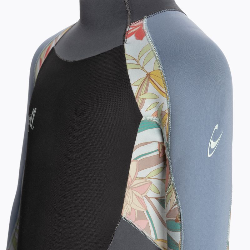 Costum de înot pentru copii  O'Neill Girls Epic 5/4 Back Zip Full graphite/dahlia/infinity 4