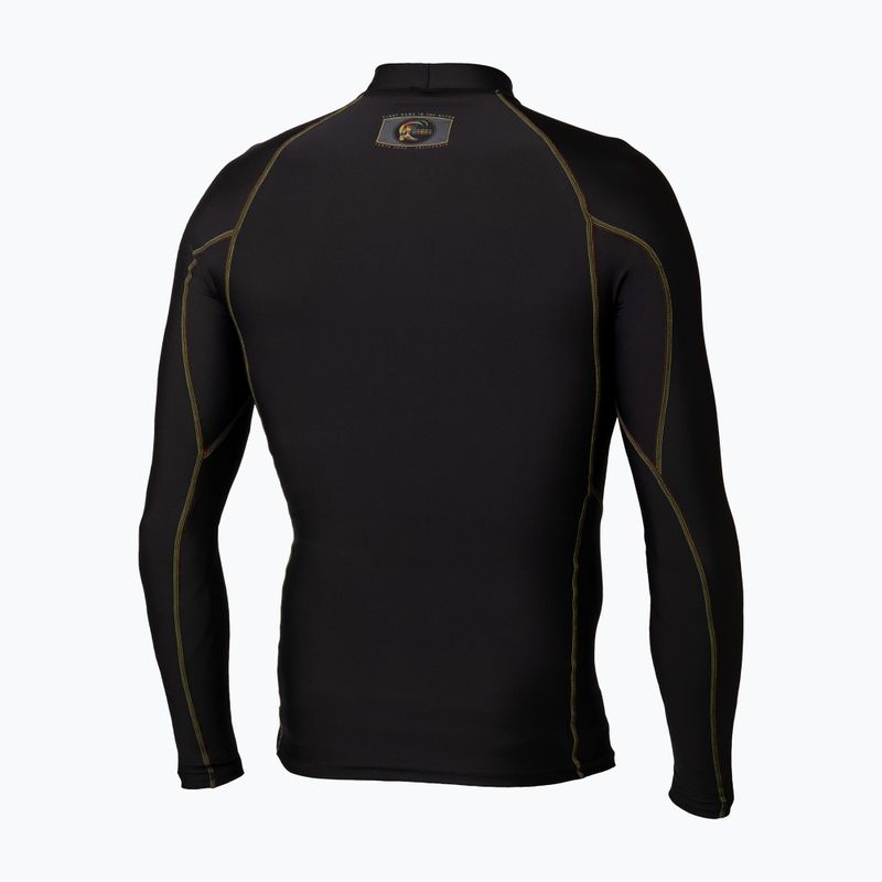Longsleeve de înot pentru bărbați O'Neill Trvlr Graphic Skins Rash Guard black/black/black:multi(rasta) 2