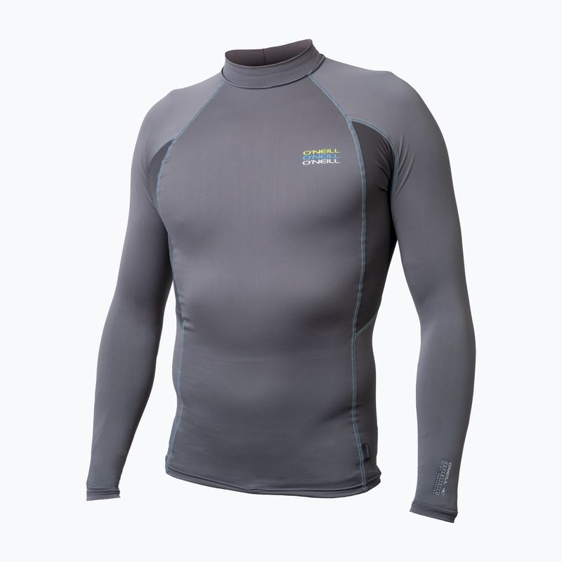 Longsleeve de înot pentru bărbați O'Neill Trvlr Graphic Skins Rash Guard smoke/graphite/smoke:multi(tri-glo)