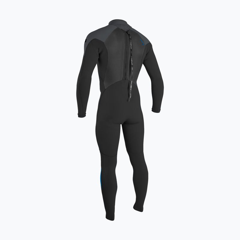 Costum de înot pentru bărbați O'Neill Epic 5/4 mm Back Zip Full black/graphite/bali blue 2