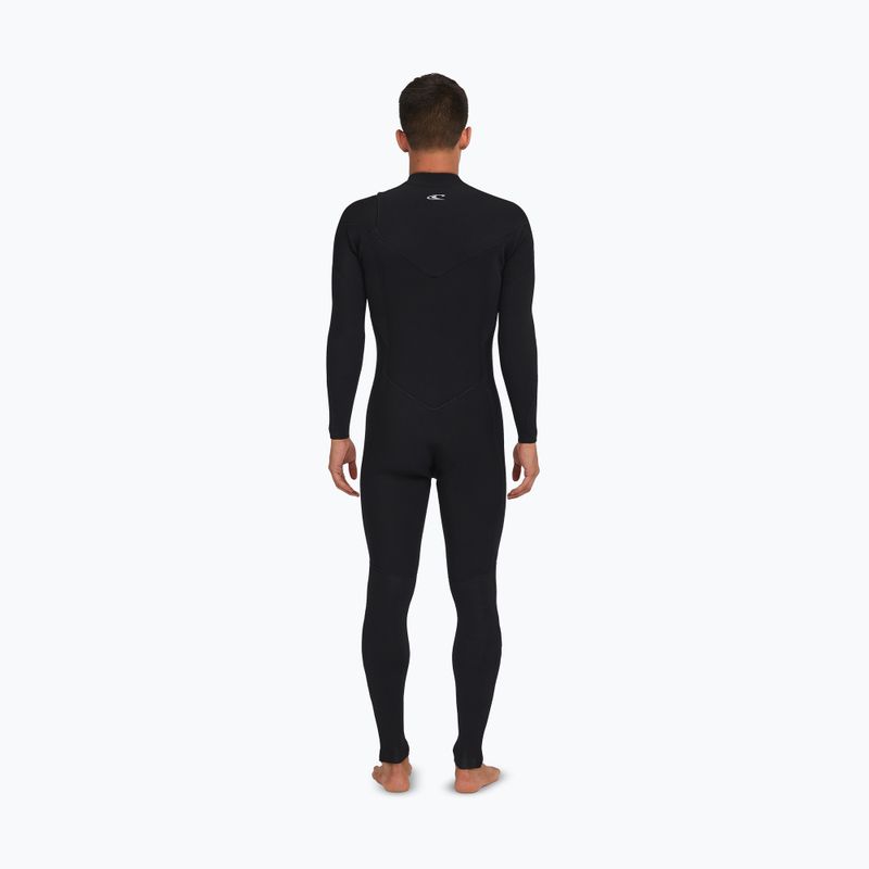 Costum de înot pentru bărbați O'Neill Epic 3/2 Chest Zip Full A05 black/black/black 4