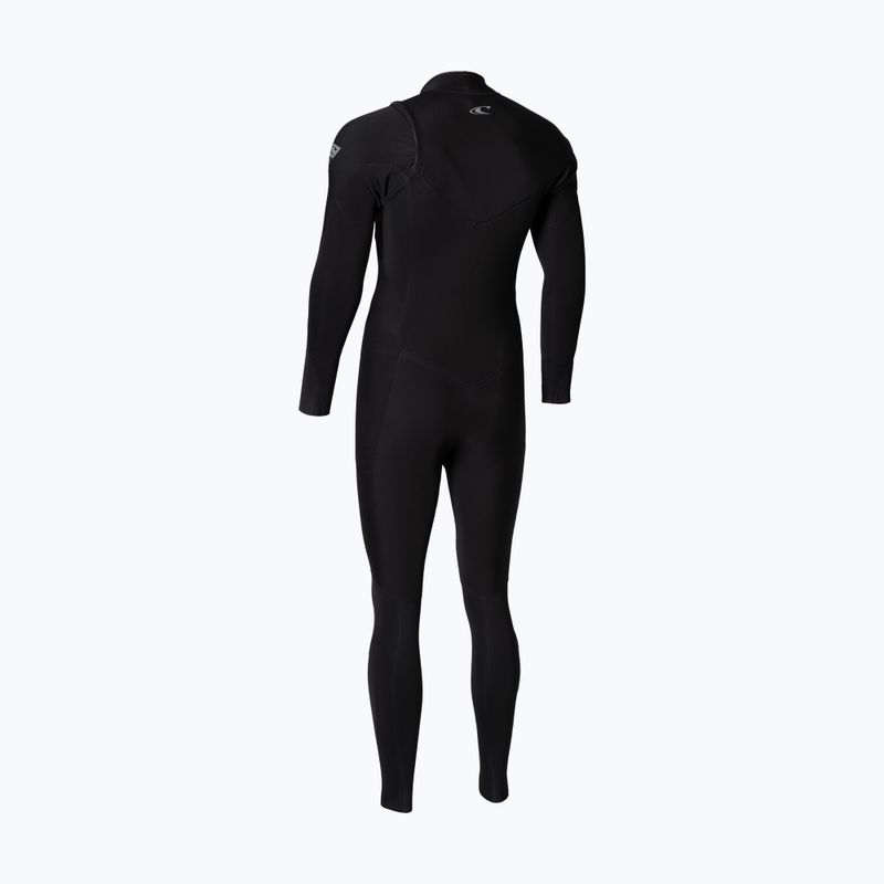 Costum de înot pentru bărbați O'Neill Epic 4/3 mm Chest Zip Full black/black/black 2