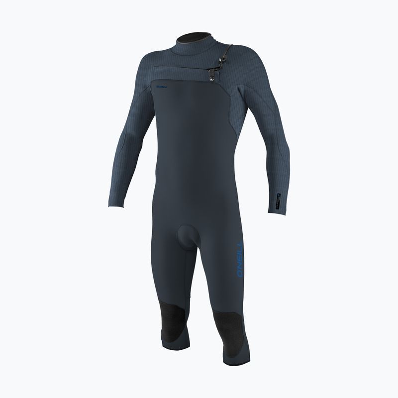 Costum de înot pentru bărbați O'Neill Hyperfreak 4/3+ mm Chest Zip Overknee dark orion/copen blue