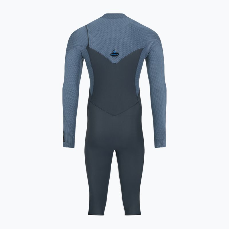 Costum de înot pentru bărbați O'Neill Hyperfreak 4/3+ mm Chest Zip Overknee dark orion/copen blue 3