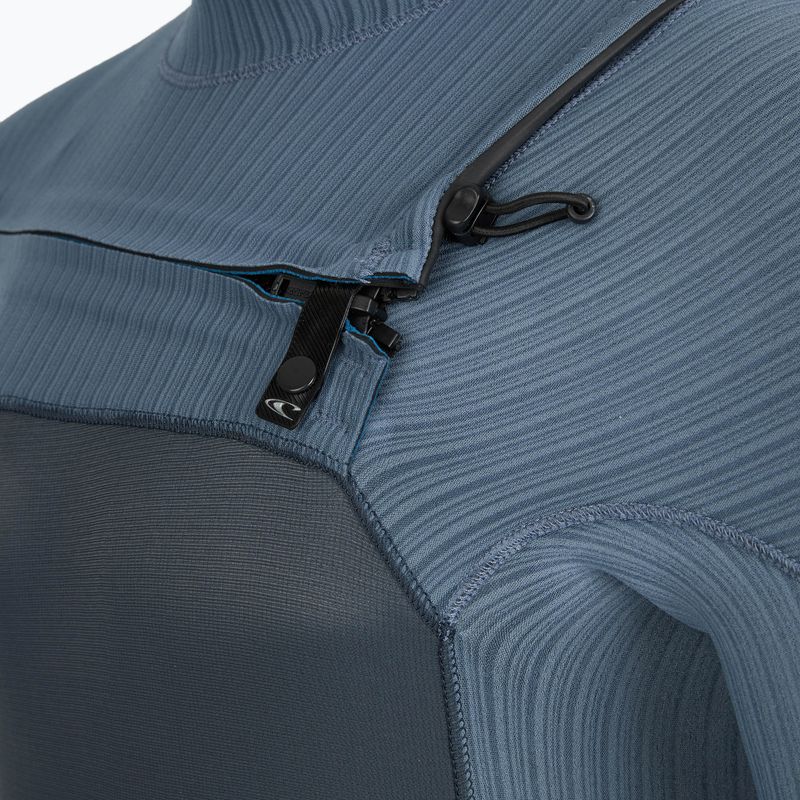 Costum de înot pentru bărbați O'Neill Hyperfreak 4/3+ mm Chest Zip Overknee dark orion/copen blue 5