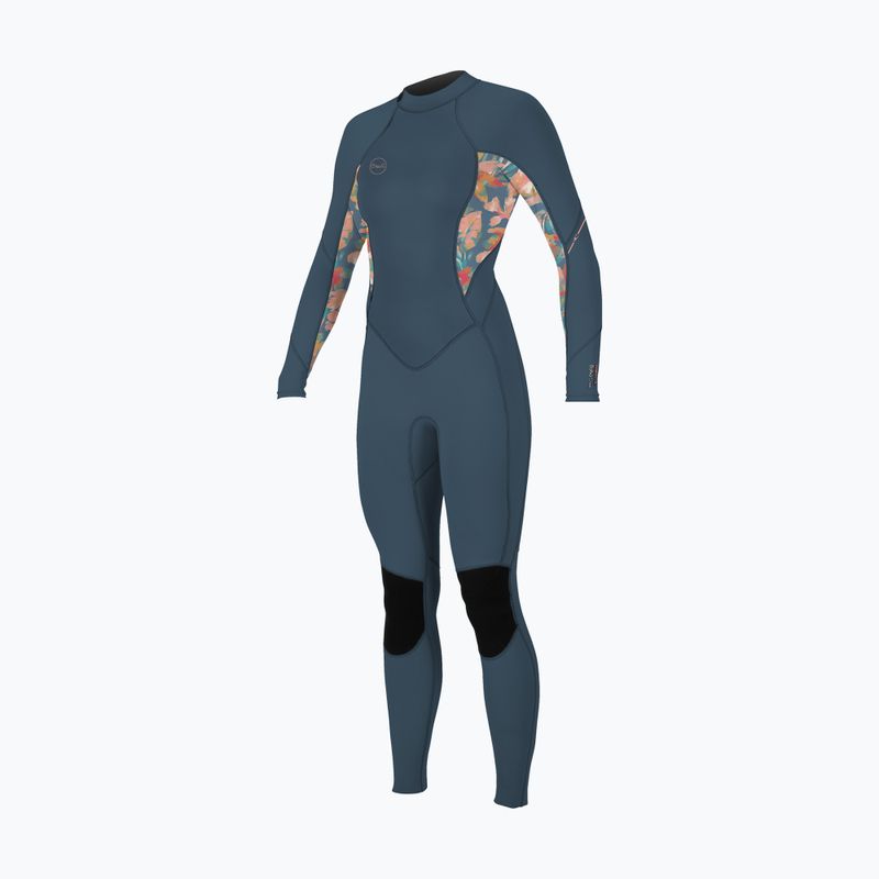 Spumă de înot pentru femei O'Neill Bahia 3/2 Back Zip Full copen blue/painted tropics/painted tropics 9