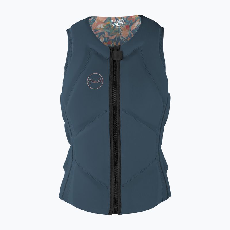 Vestă de protecție pentru femei O'Neill Slasher B Comp copen/blue/painted tropic