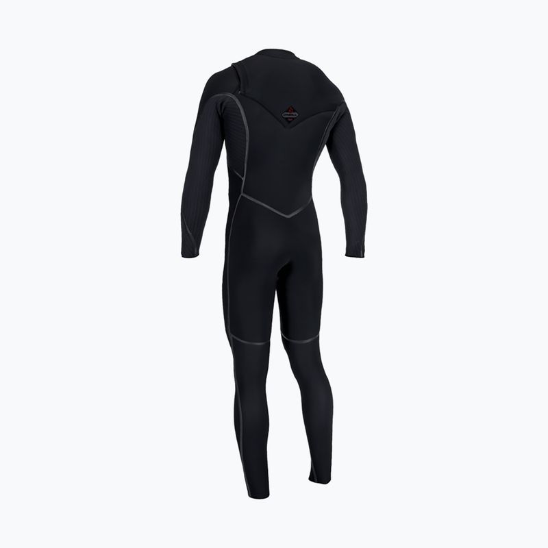 Costum de înot pentru bărbați O'Neill Hyperfreak Fire 4/3+ Chest Zip Full black/black 2