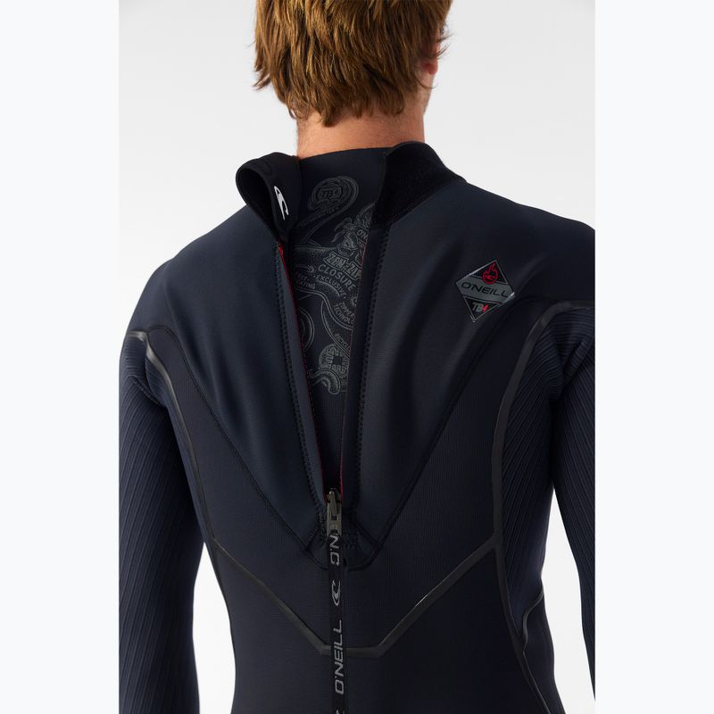 Costum de înot pentru bărbați O'Neill Hyperfreak Fire 4/3+ mm Back Zip Full black/black 6