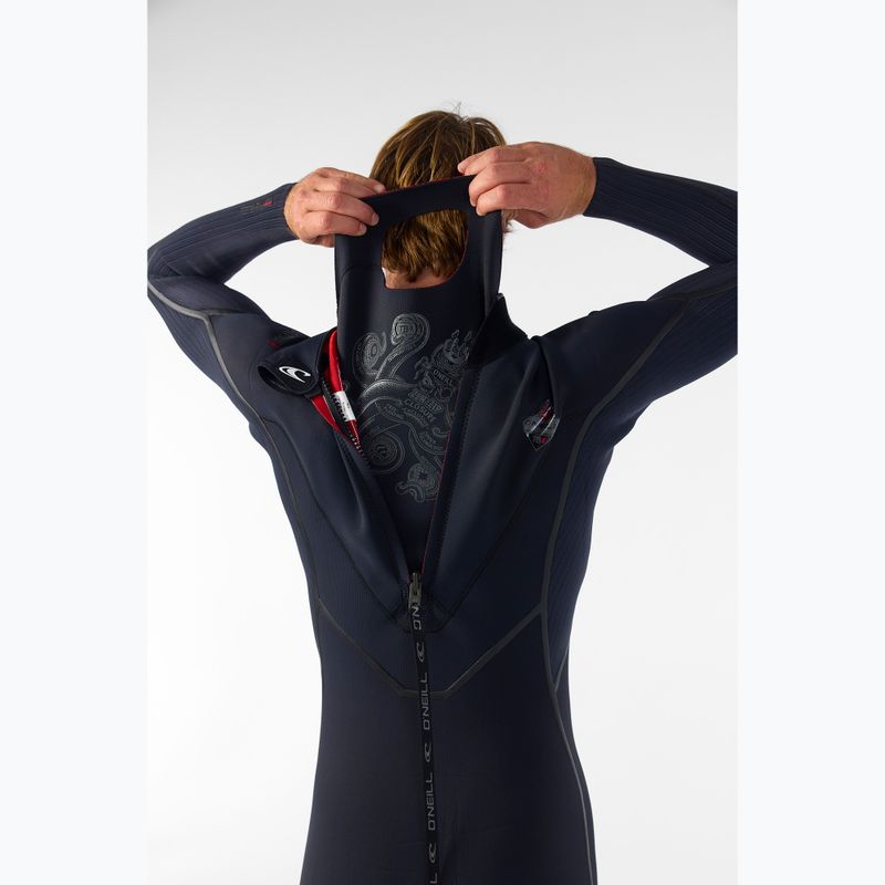Costum de înot pentru bărbați O'Neill Hyperfreak Fire 4/3+ mm Back Zip Full black/black 9