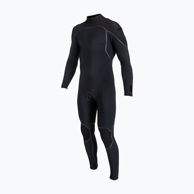 Costum de înot pentru bărbați O'Neill Hyperfreak Fire 4/3+ mm Back Zip Full black/black 12
