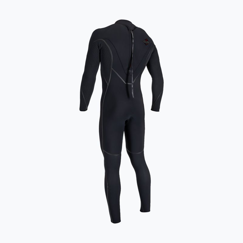 Costum de înot pentru bărbați O'Neill Hyperfreak Fire 4/3+ mm Back Zip Full black/black 13