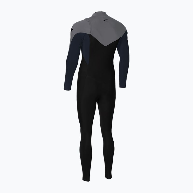 Costum de înot pentru bărbați O'Neill Epic 5/4 Chest Zip Full black/slate/smoke 2