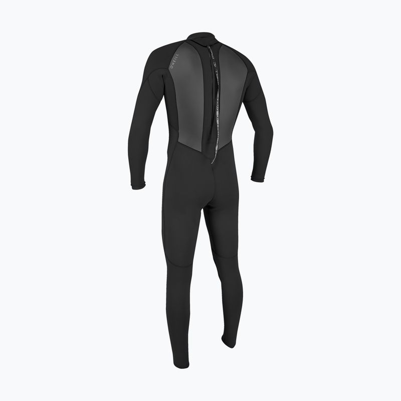 Costum de înot pentru bărbați O'Neill Reactor-2 3/2 mm Back Zip Full black/black 2