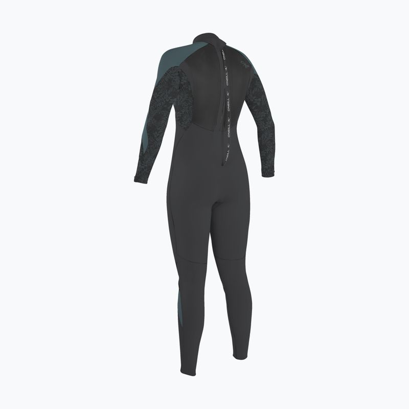 Costum de înot pentru femei O'Neill Epic 3/2 Back Zip Full IT1 tempered steel/shaded island sky/shade 2