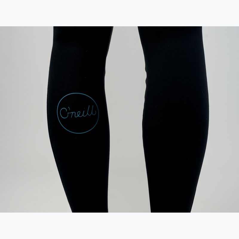 Costum de înot pentru femei O'Neill Bahia 3/2 Back Zip Full IQ5 black/surf abstract/chambray blue 11