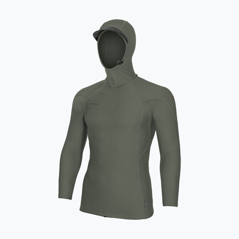 Bluză cu mânecă lungă pentru înot bărbați O'Neill Hyperfreak Skins Rash Guard Hooded chimera/chimera