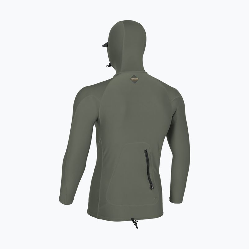 Bluză cu mânecă lungă pentru înot bărbați O'Neill Hyperfreak Skins Rash Guard Hooded chimera/chimera 2