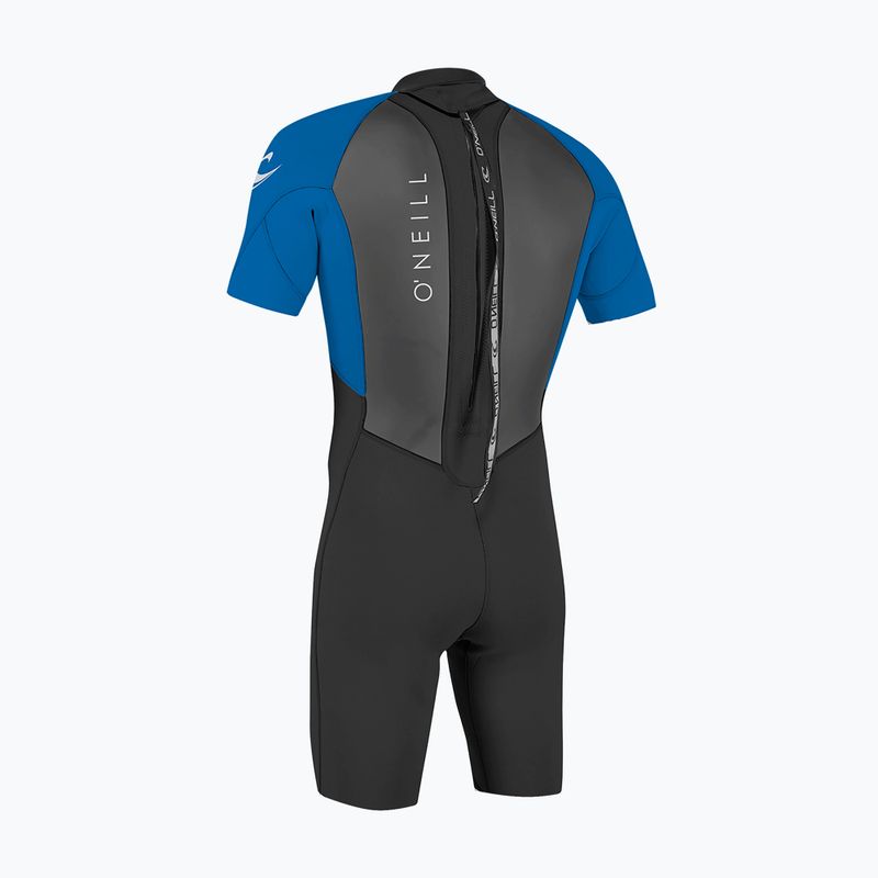 Costum de înot pentru bărbați O'Neill Reactor-2 2mm Back Zip SS Spring HJ5 black/ocean 2