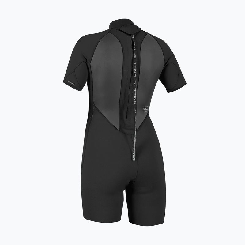 Costum de înot pentru femei O'Neill Reactor-2 2mm Back Zip SS Spring IS7 black/black 2