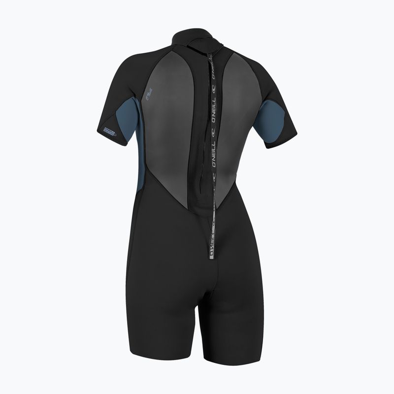 Costum de înot pentru femei O'Neill Reactor-2 2mm Back Zip SS Spring IS7 black/copen blue 2