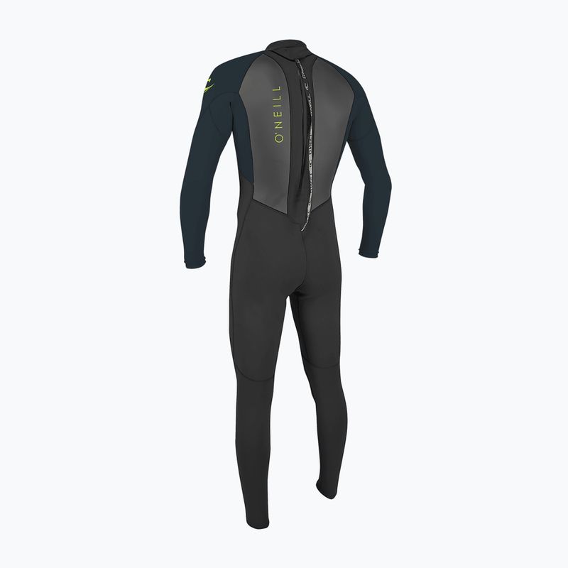 Costum de înot pentru copii O'Neill Youth Reactor-2 3/2 Back Zip Full black/slate 2