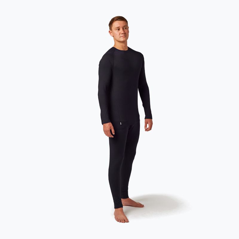 Bluză termică pentru bărbați Surfanic Bodyfit Crewneck black 2