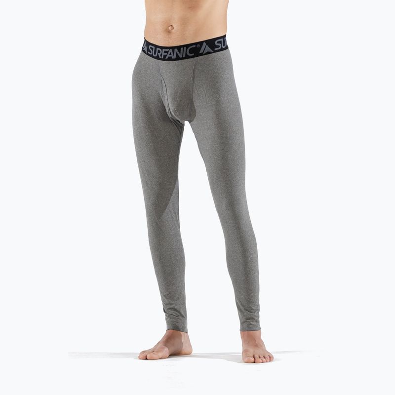 Pantaloni termoactivi pentru bărbați Surfanic Bodyfit Long John charcoal