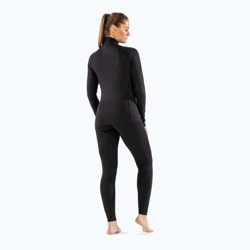 Bluză termică damă Surfanic Cozy Zip Neck black 4