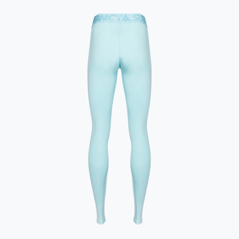 Pantaloni termoactivi pentru femei Surfanic Cozy Long John clearwater blue 6