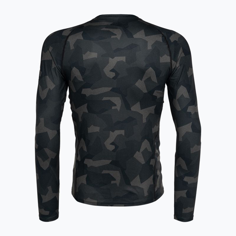 Longsleeve termoactiv pentru bărbați Surfanic Bodyfit Limited Edition Crew Neck forest geo camo 5