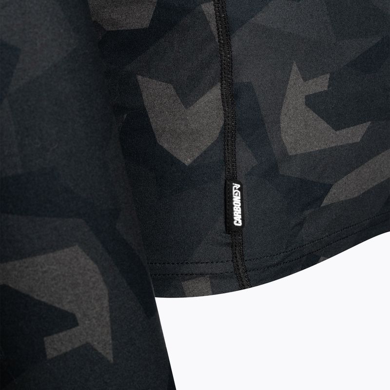 Longsleeve termoactiv pentru bărbați Surfanic Bodyfit Limited Edition Crew Neck forest geo camo 7