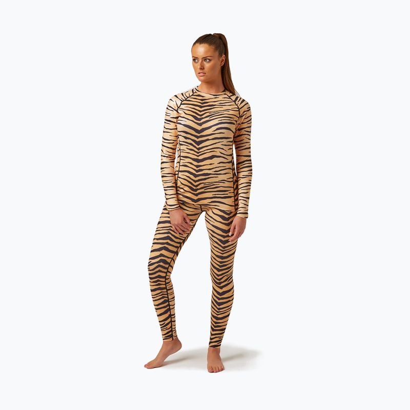 Bluză termică damă Surfanic Cozy Limited Edition Crew Neck tiger 2