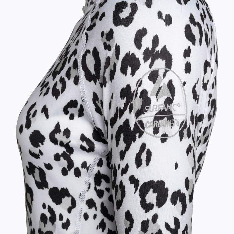 Longsleeve termoactiv pentru femei Surfanic Cozy Limited Edition Crew Neck snow leopard 7
