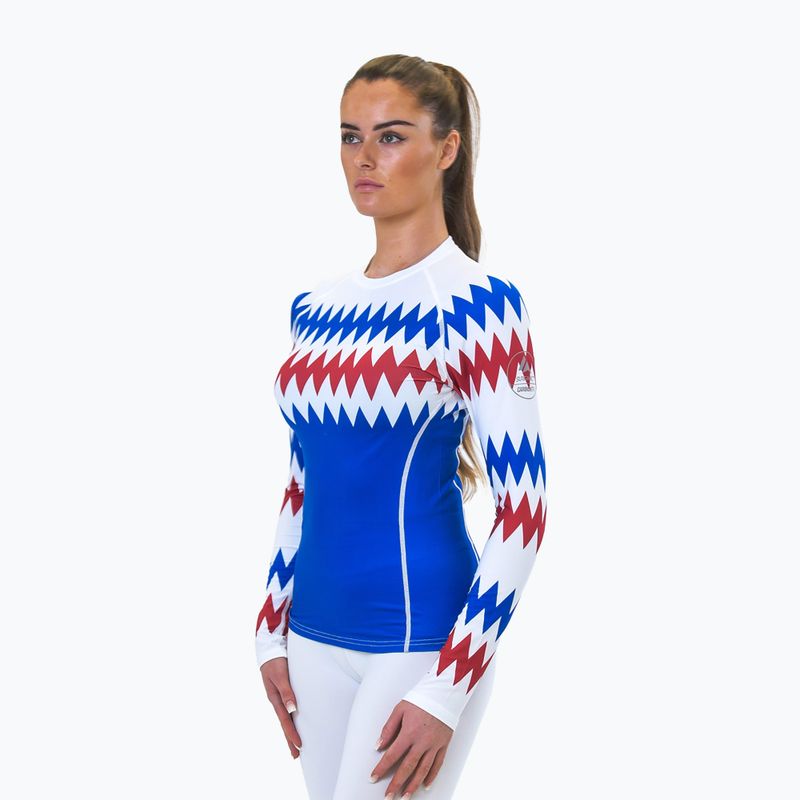 Longsleeve termoactiv pentru femei Surfanic Cozy Limited Edition Crew Neck zig zag