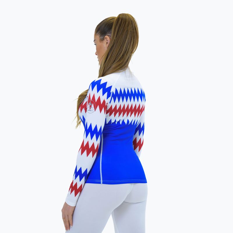 Longsleeve termoactiv pentru femei Surfanic Cozy Limited Edition Crew Neck zig zag
