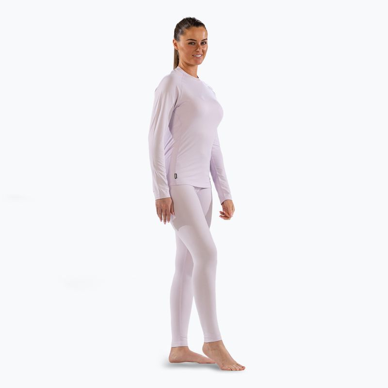 Bluză termică damă Surfanic Cozy Crewneck icey lilac 2