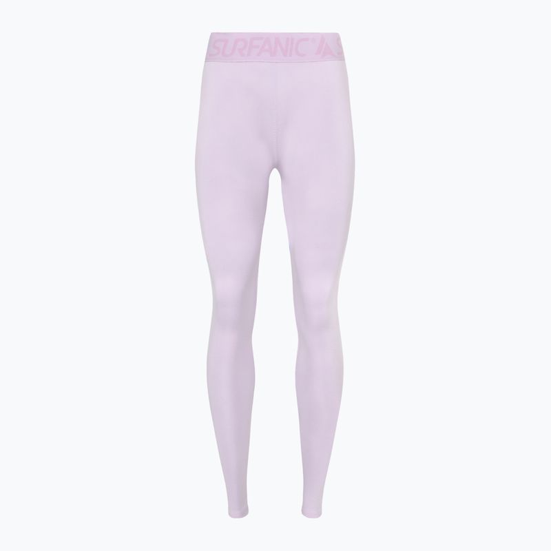 Pantaloni termoactivi pentru femei Surfanic Cozy Long John icey lilac 4